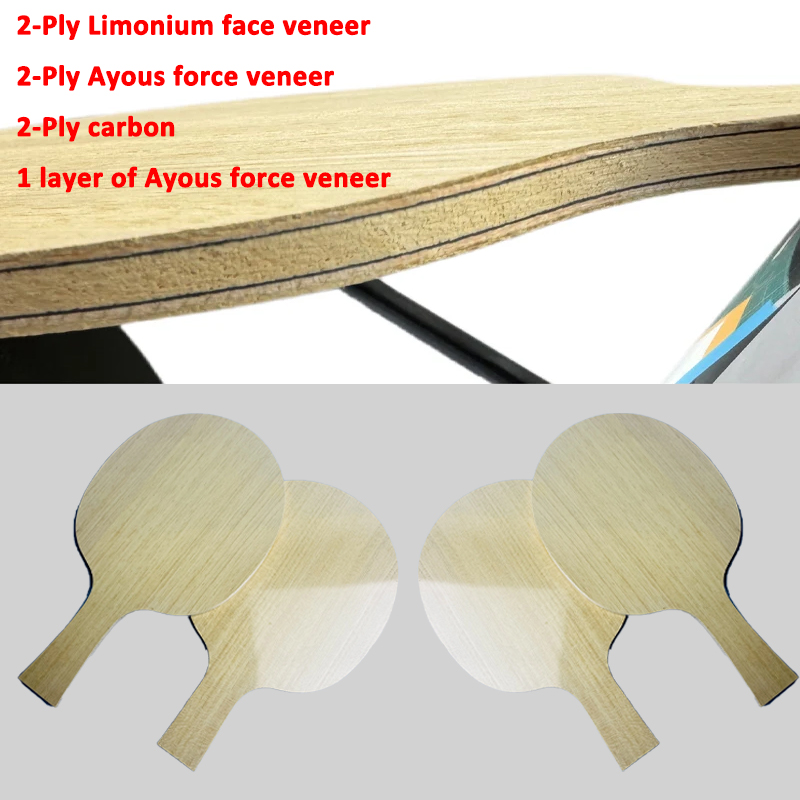 Stiga Carbon Blade - Lame de tennis de table avec