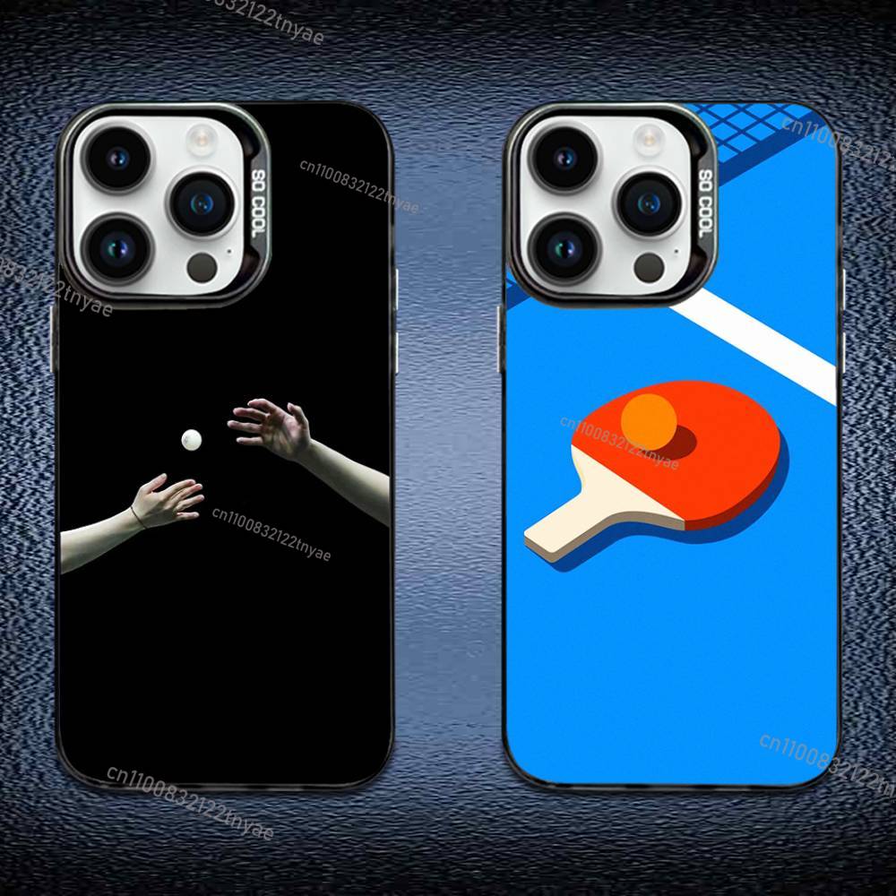 Table Tennis Cartoon - Coque de téléphone de luxe mate