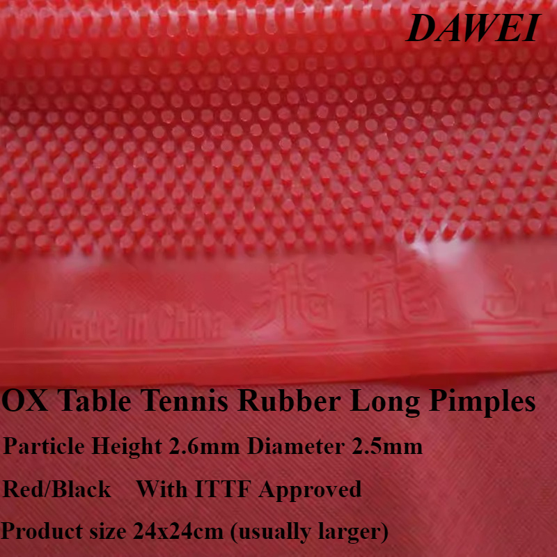 Table Tennis Height - Flying Dragon OX – caoutchouc de
