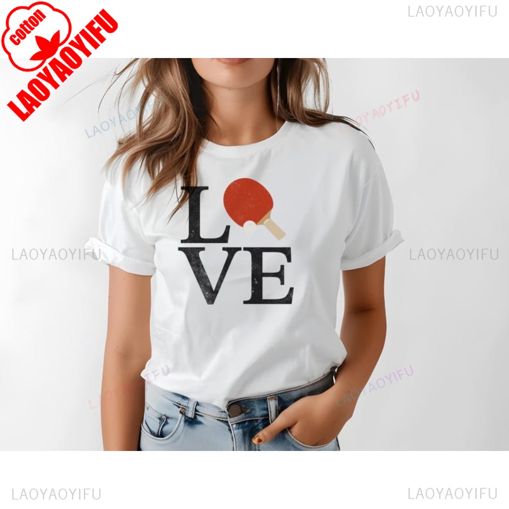 Table Tennis Cartoon - Vintage Ping-Pong amant j'aime Tennis de