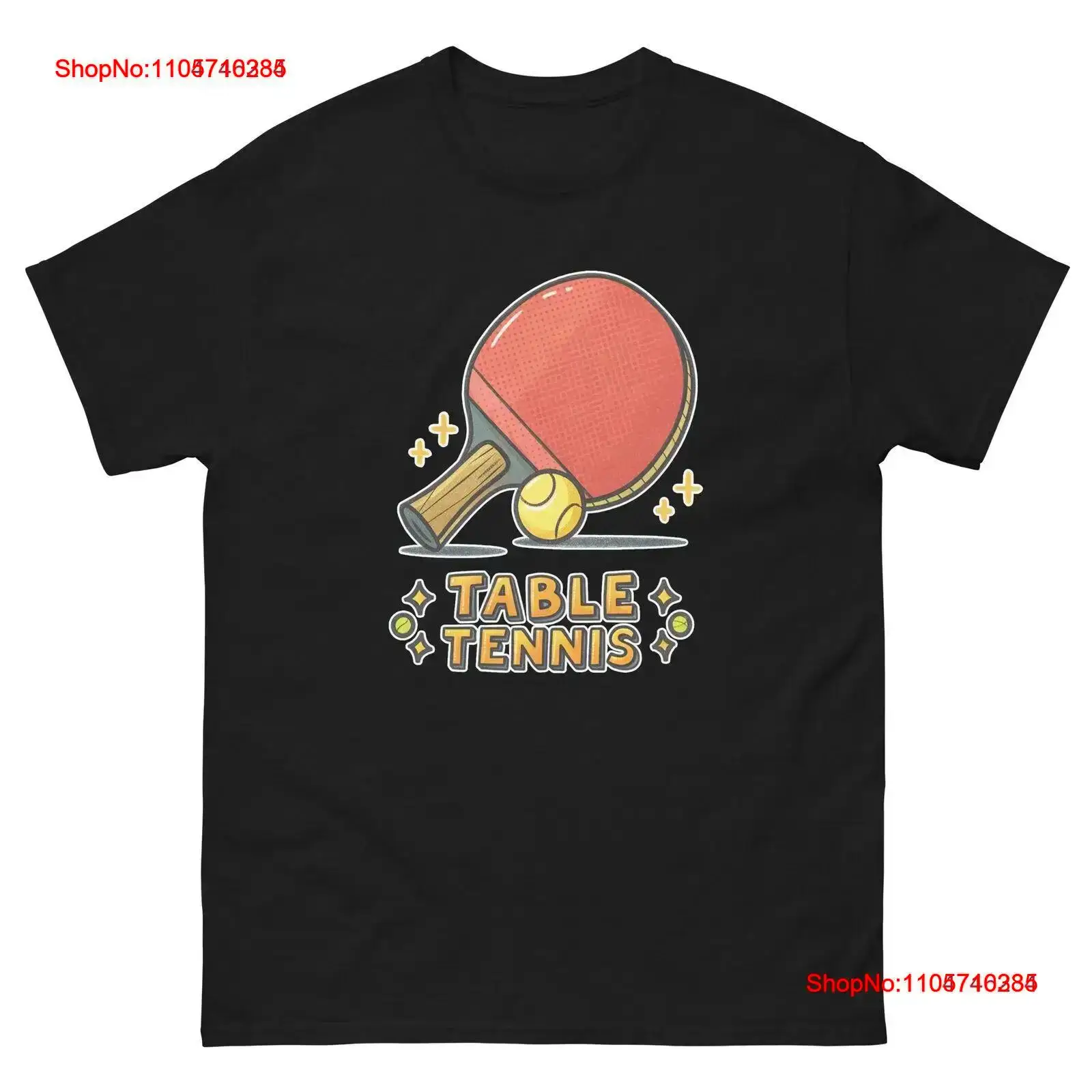 Table Tennis Graphics - T-shirt de sport de tennis de