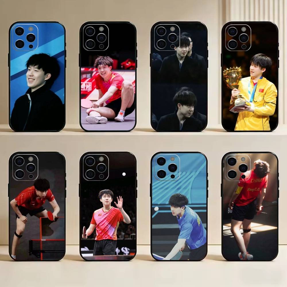 Table Tennis Cartoon - Coque de téléphone souple en silicone