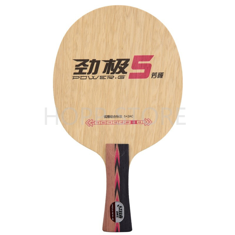 DHS ical5 ical5X POWER-G 5 af  - Stiga Carbon Blade avis et prix