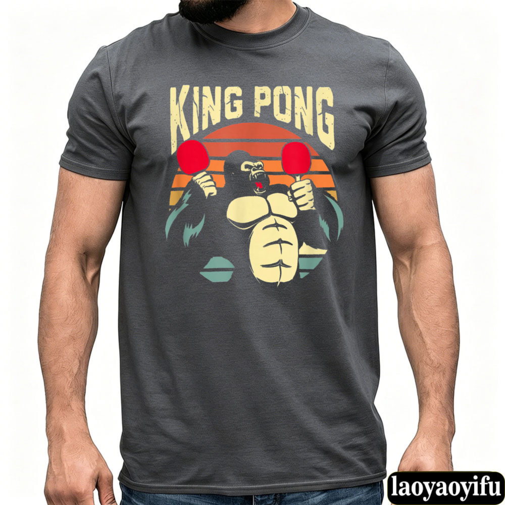 T-shirt Ping Pong King Kong po - Table Tennis Graphics avis et prix