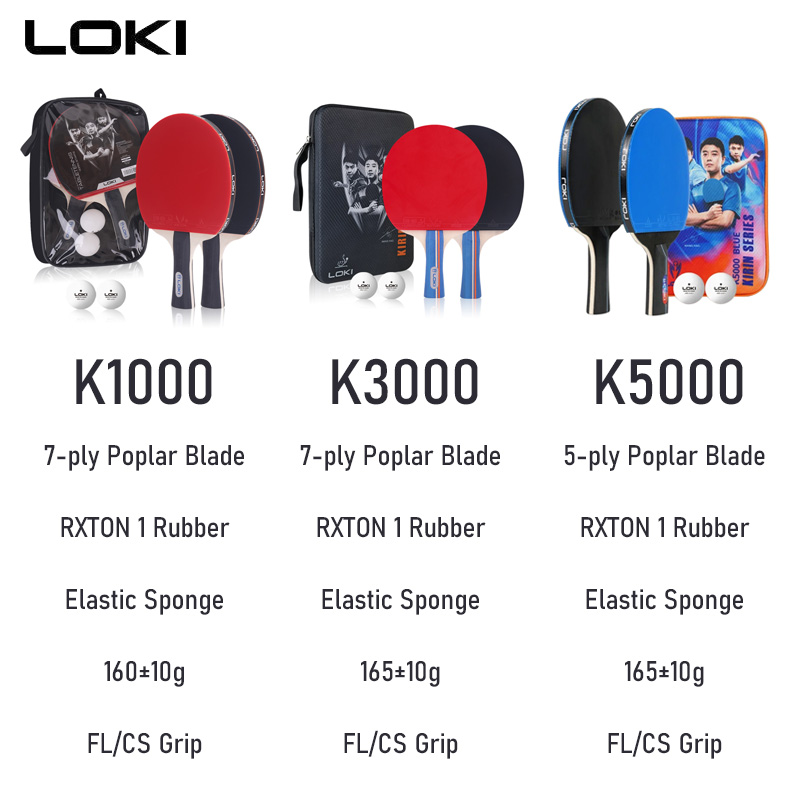 LOKI K1000 K3000 K5000 ensembl - Table Tennis Hub avis et prix