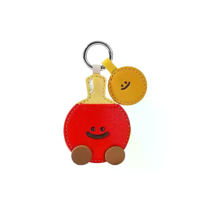 Porte-clés pendentif en cuir m - Table Tennis Cartoon avis et prix