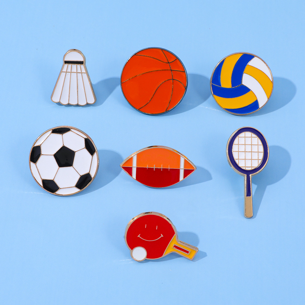 1 Ensemble de badges en métal  - Table Tennis Cartoon avis et prix